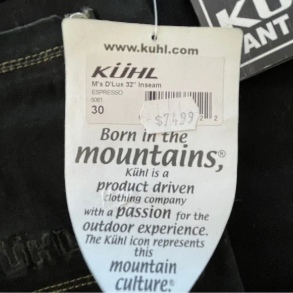 KÜHL D’Lux Men’s Pants – 30x32 Mountain Ready! Stylish and GORGEOUS NWT 🌲 - Picture 16 of 16